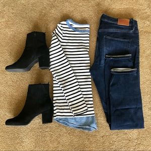 Loft | striped long sleeve top